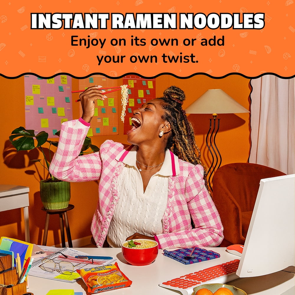 Maruchan Ramen Noodle Soup, Chicken Flavor Instant Noodles, 3 oz, pack of 12