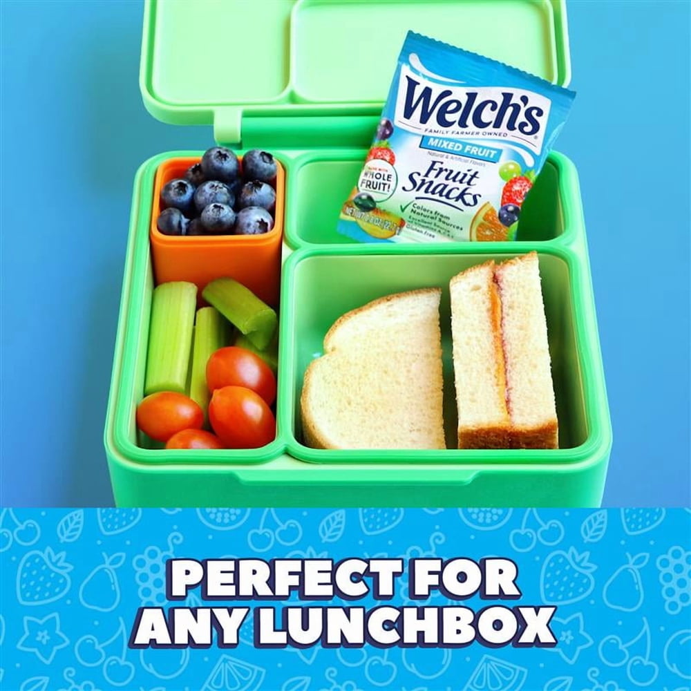 Welch’s Fruit Snacks, Mixed Fruit, Soft Gluten Free Kids Snacks, 0.8 oz, 22 Count
