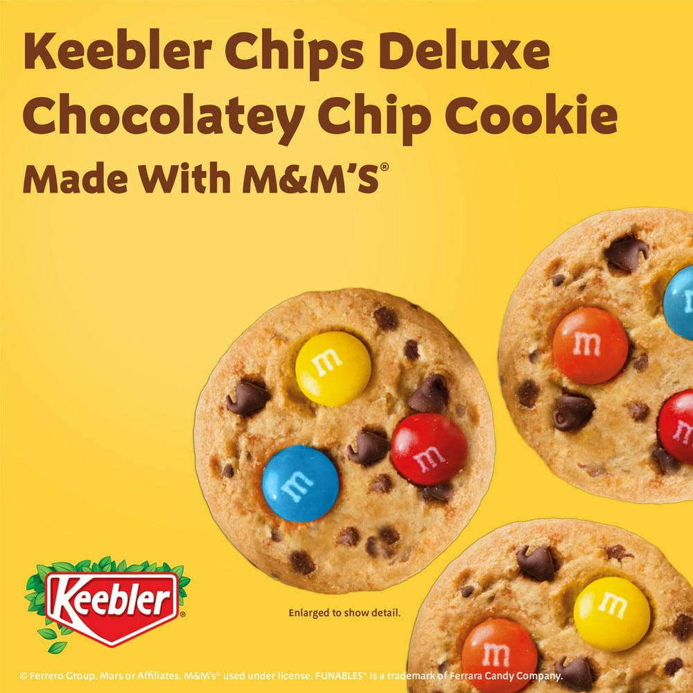Keebler Sweet Treat Variety Pack, 10-Count Box, Includes Chips Deluxe, Funables, Fudge Stripes, and Mother’s Circus Animal Cookies, 9.4 oz