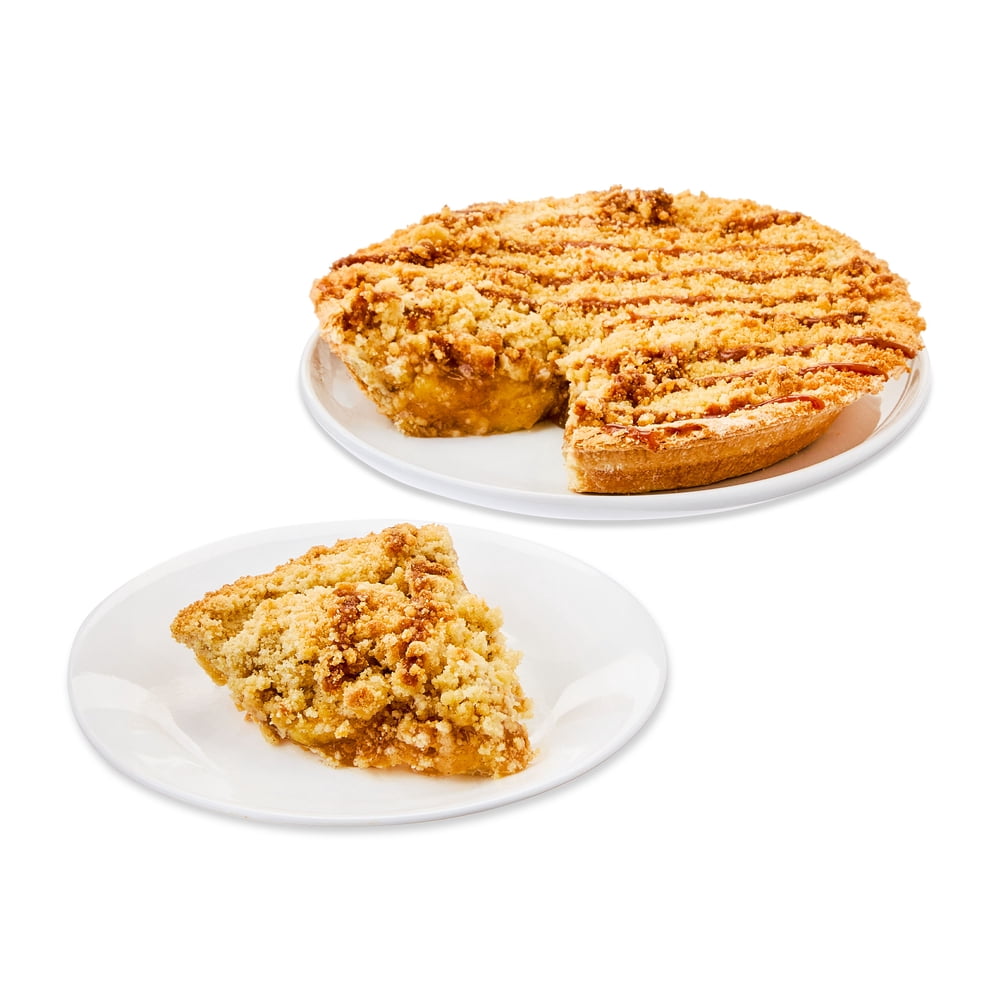 Marketside 8-inch Caramel Apple Pie, 24 oz, 1 Count, Whole, Baked, Plastic Tray