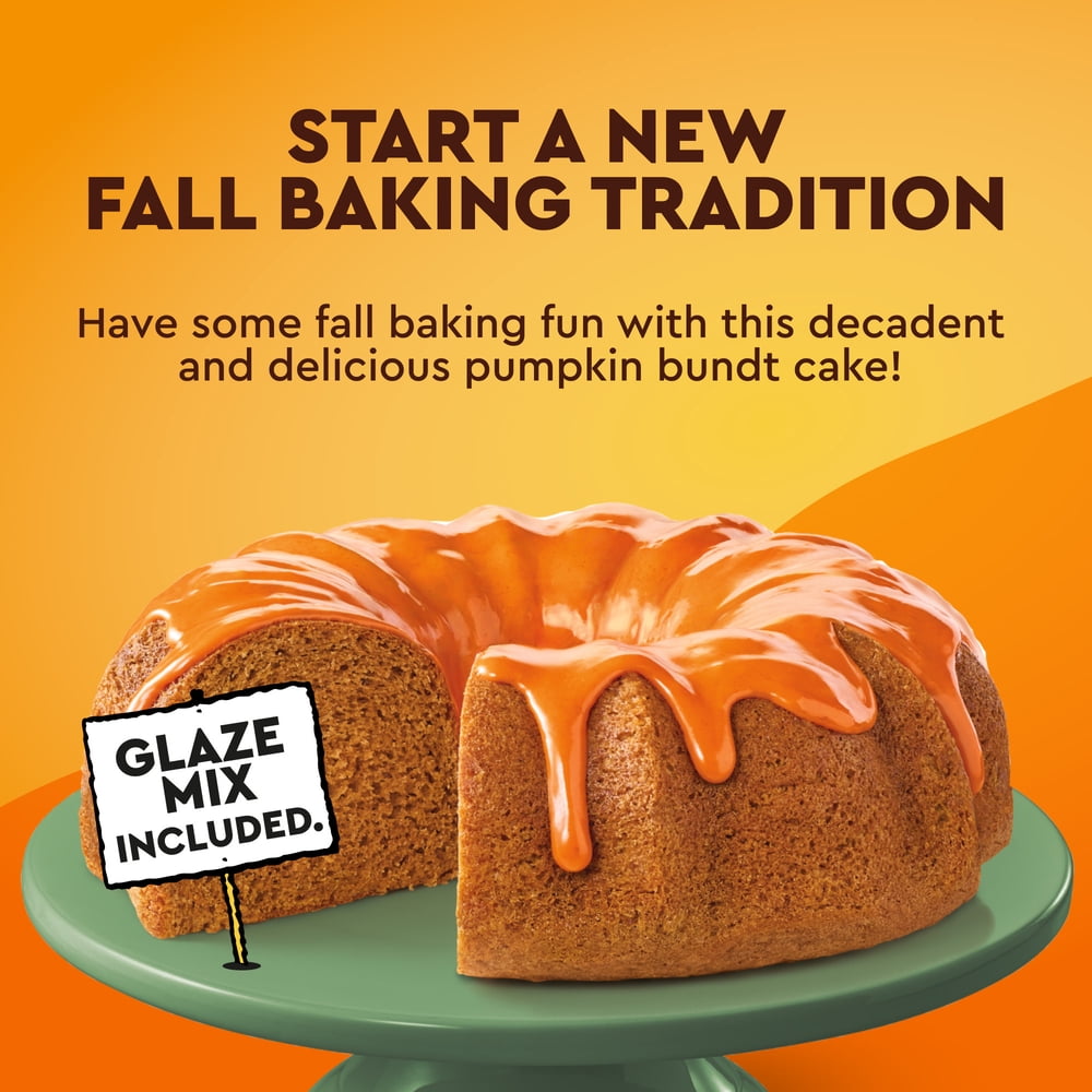 Duncan Hines Snoopy The Great Pumpkin Bundt Cake & Glaze Mix, 20.53 oz.