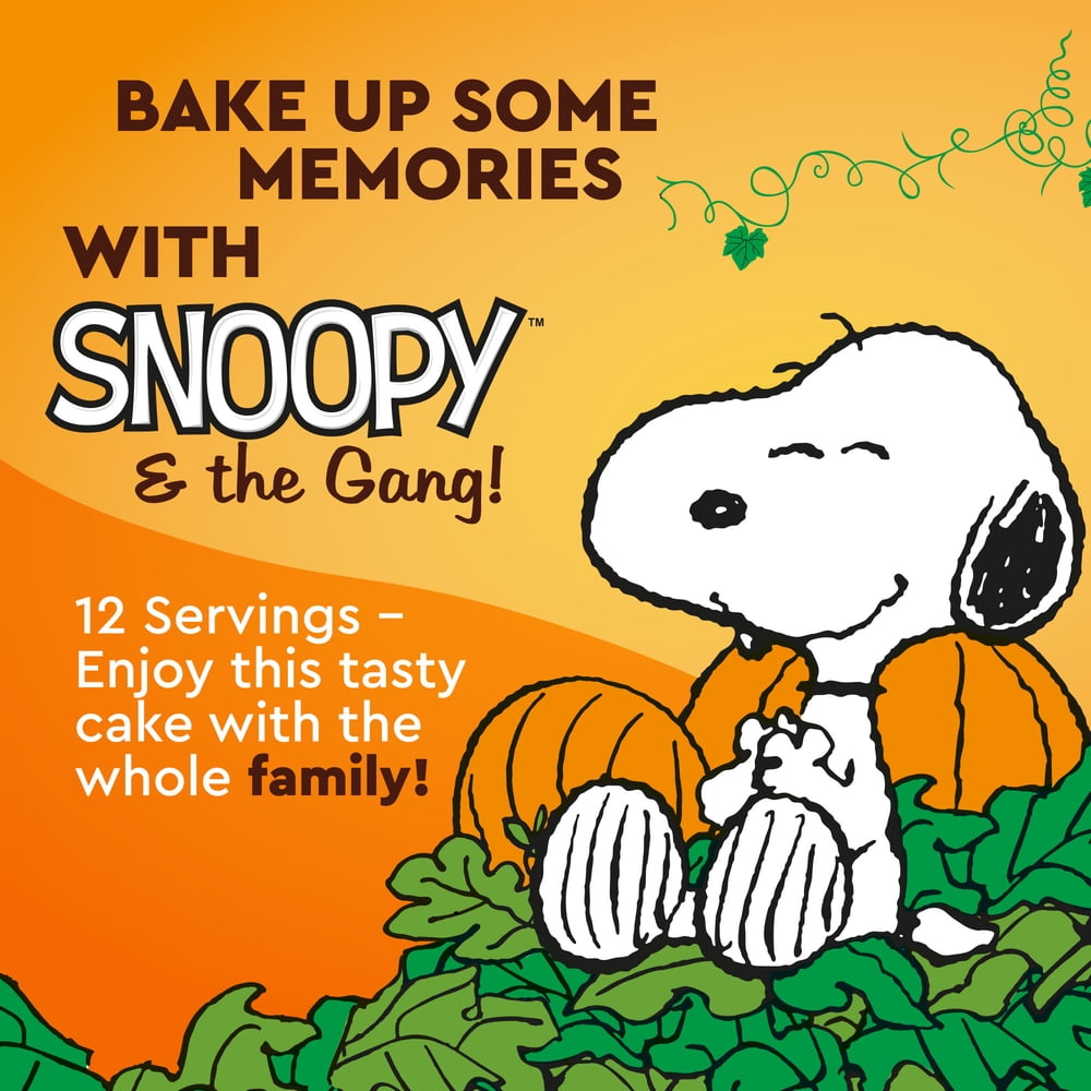 Duncan Hines Snoopy The Great Pumpkin Bundt Cake & Glaze Mix, 20.53 oz.
