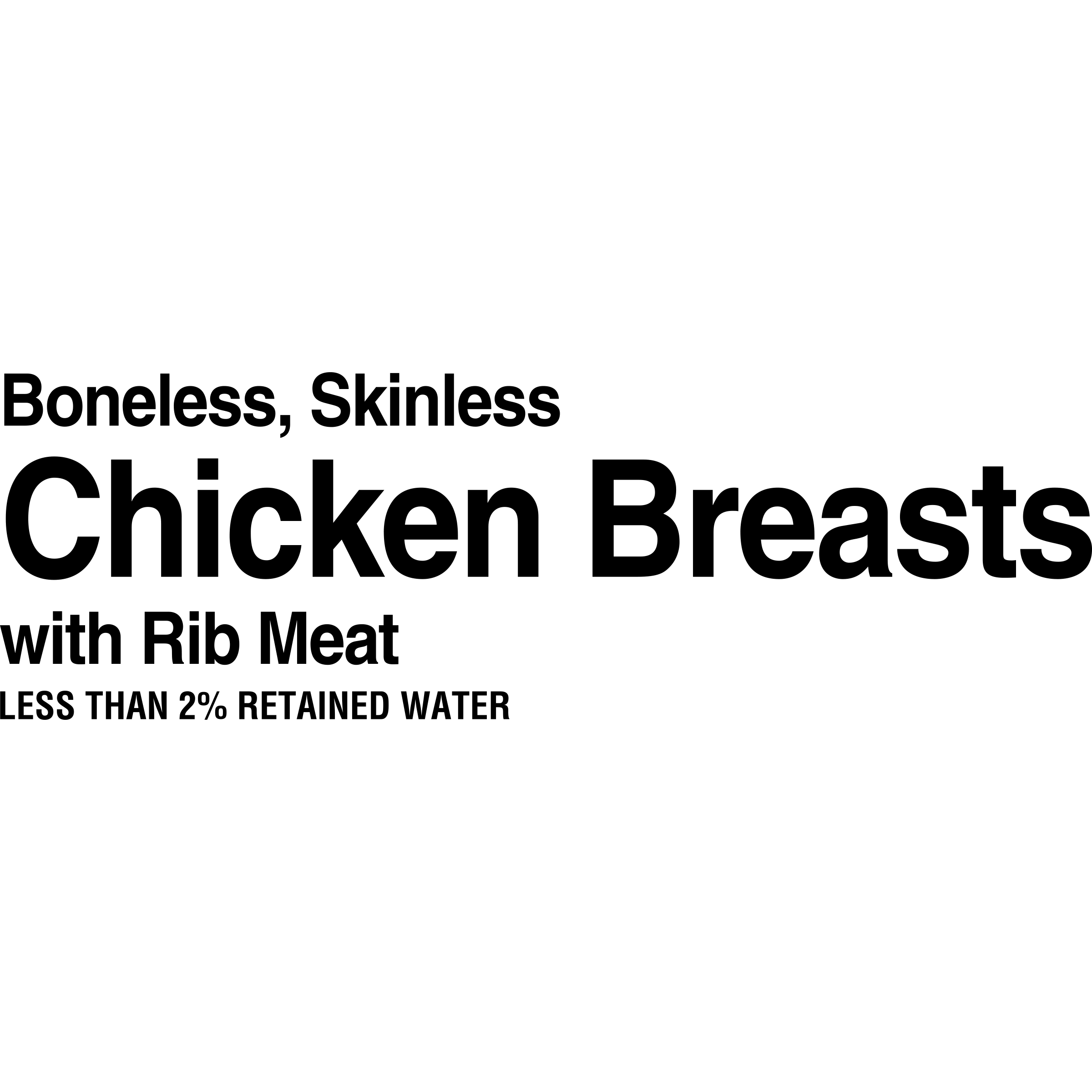 Freshness Guaranteed Boneless, Skinless Chicken Breasts, 2.75 – 7.0 lb Tray